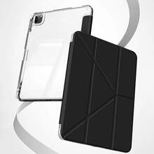 Чохол BECOVER Ultra Slim Origami Transparent для Apple iPad Pro 12.9 2020/2021/2022 Black (711694)