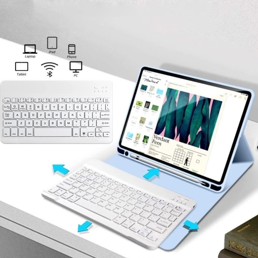 Зовнішній вигляд Чохол BECOVER для Apple iPad Mini 7 2024 Light Blue (712995)