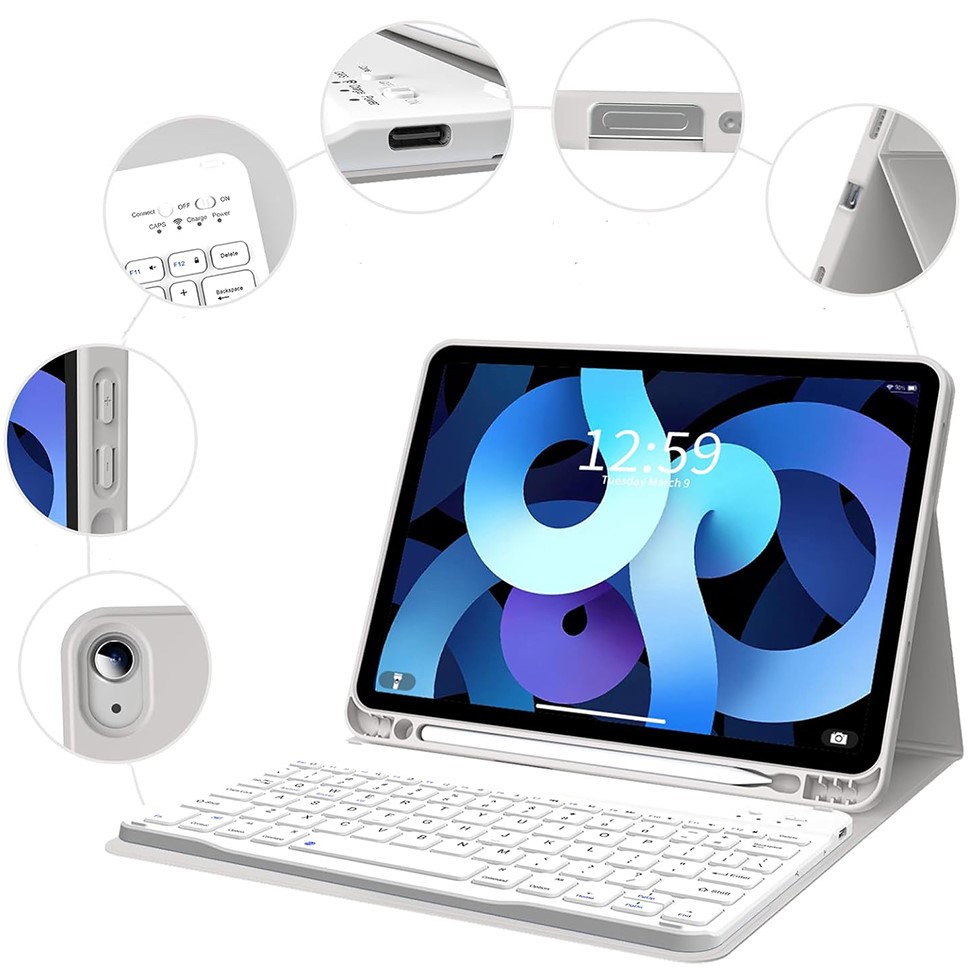 Чохол BECOVER для Apple iPad Air (4/5) 10.9" 2020/2022 Gray (711145) Сумісність за моделлю Apple iPad Air 10.9" 2020