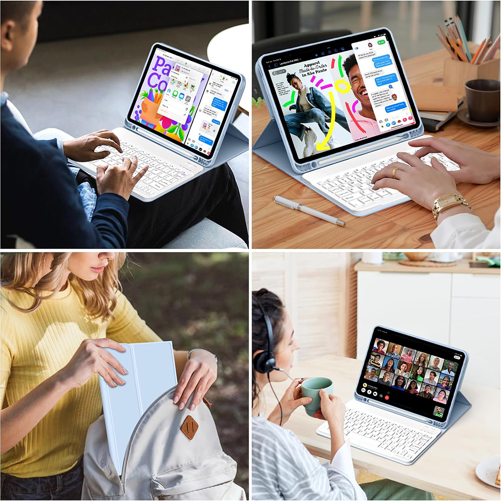 Внешний вид Чехол BECOVER для Apple iPad Air (4/5) 10.9" 2020/2022 Light Blue (711146)