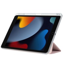 Чехол BECOVER Ultra Slim Origami Transparent для Apple iPad 10.2 2019/2020/2021 Pink (711100)