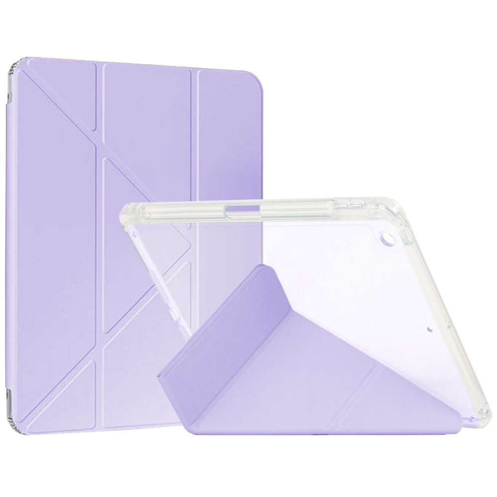 Чехол BECOVER Ultra Slim Origami Transparent для Apple iPad 10.2 2019/2020/2021 Purple (711101) Чехол BECOVER Ultra Slim Origami Transparent для Apple iPad 10.2 2019/2020/2021 Purple (711101)