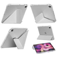 Чехол BECOVER Ultra Slim Origami Transparent для Apple iPad 10.9" (2022/2024)/iPad (А16) 2025 11" Gray (712939)