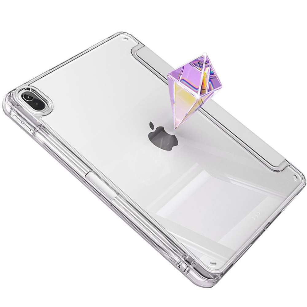 Чехол BECOVER Ultra Slim Origami Transparent для Apple iPad 10.9" (2022/2024)/iPad (А16) 2025 11" Gray (712939) Совместимость по модели Apple iPad 10.9 (2024)