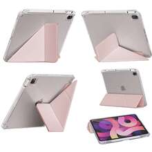 Чехол BECOVER Ultra Slim Origami Transparent для Apple iPad 10.9" (2022/2024)/iPad (А16) 2025 11" Pink (712940)