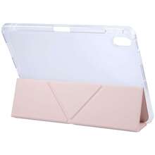 Чехол BECOVER Ultra Slim Origami Transparent для Apple iPad 10.9" (2022/2024)/iPad (А16) 2025 11" Pink (712940)