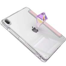 Чехол BECOVER Ultra Slim Origami Transparent для Apple iPad 10.9" (2022/2024)/iPad (А16) 2025 11" Pink (712940)