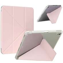Чехол BECOVER Ultra Slim Origami Transparent для Apple iPad 10.9" (2022/2024)/iPad (А16) 2025 11" Pink (712940)