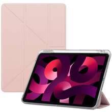 Чехол BECOVER Ultra Slim Origami Transparent для Apple iPad Air 2020/2022 10.9" Pink (711104)