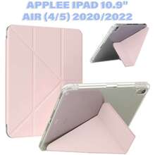 Чехол BECOVER Ultra Slim Origami Transparent для Apple iPad Air 2020/2022 10.9" Pink (711104)