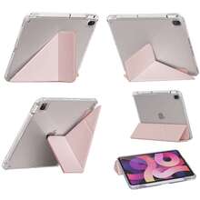 Чехол BECOVER Ultra Slim Origami Transparent для Apple iPad Air 2020/2022 10.9" Pink (711104)