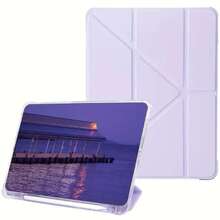 Чехол BECOVER Ultra Slim Origami Transp для Apple iPad Air 2020/2022 10.9" Purple (711105)