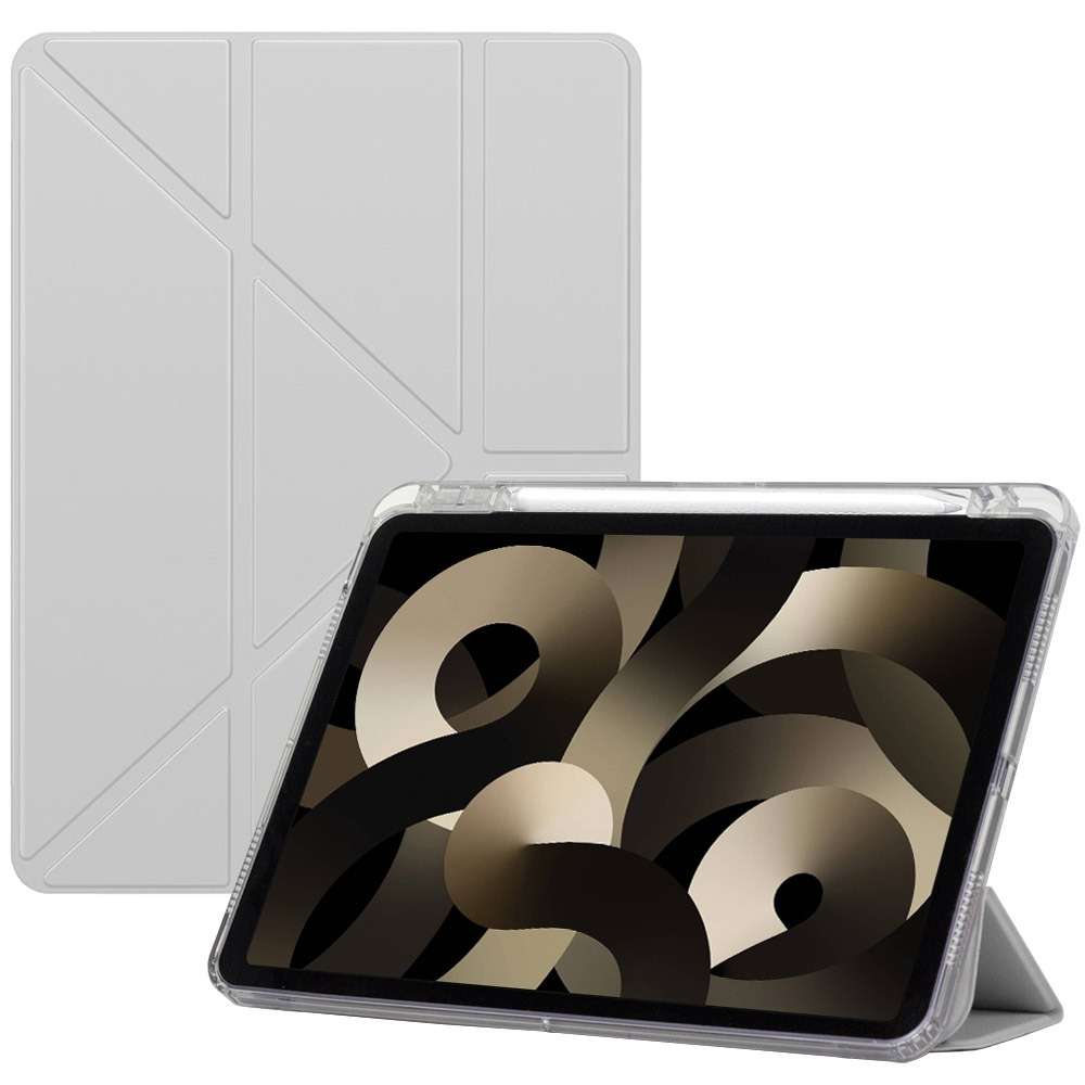 Чехол BECOVER Ultra Slim Origami Transparent для Apple iPad Air 11" M2/M3 (2024/2025) Gray (711390)