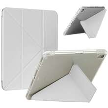 Чехол BECOVER Ultra Slim Origami Transparent для Apple iPad Air 11" M2/M3 (2024/2025) Gray (711390)