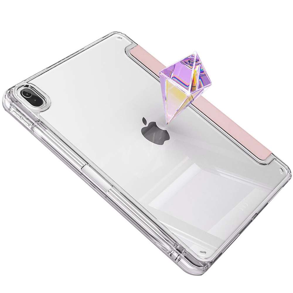 Чохол BECOVER Ultra Slim Origami Transparent Apple iPad Air 11" M2/M3 (2024/2025) Pink (711391) Матеріал пластик