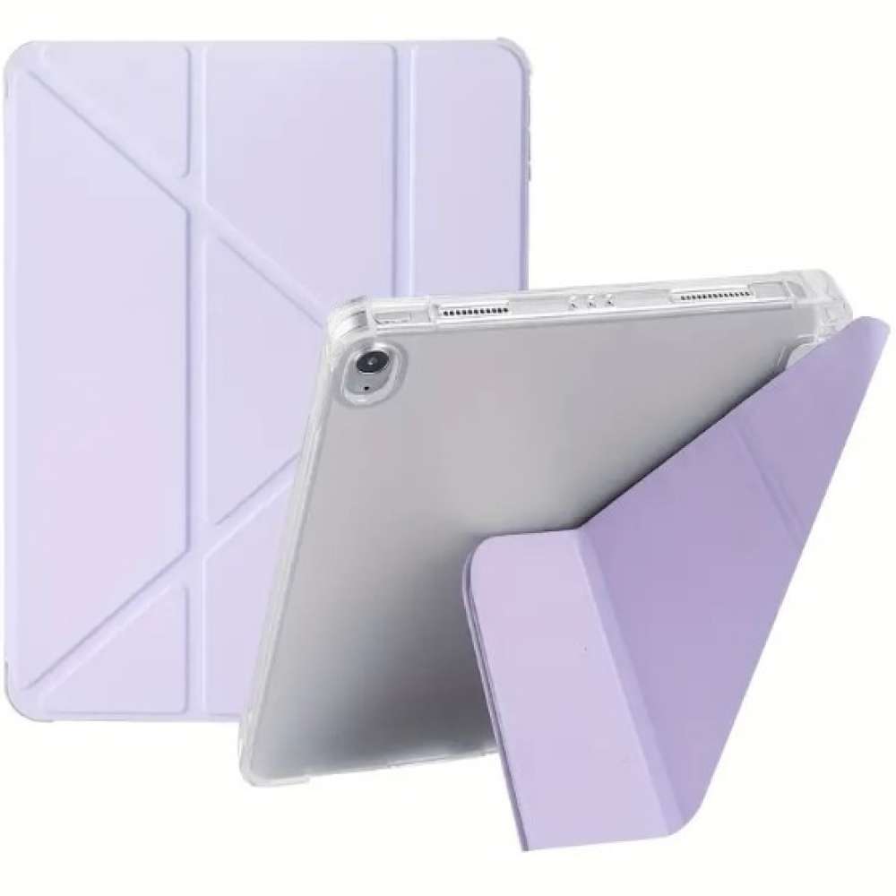 Чехол BECOVER Ultra Slim Origami Transparent для Apple iPad Air 11" M2/M3 (2024/2025) Purple (711392) Совместимость по бренду Apple