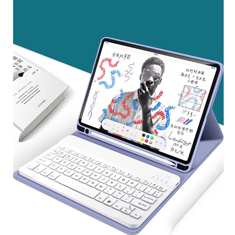 Чехол BECOVER для Apple iPad Pro 11" M4 2024 Purple (713002) Особенности клавиатура