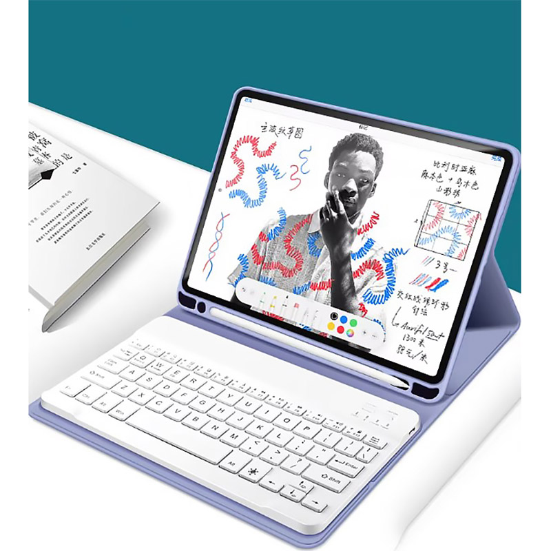 Чехол BECOVER для Apple iPad Pro 13" M4 2024 Purple (713007) Особенности клавиатура