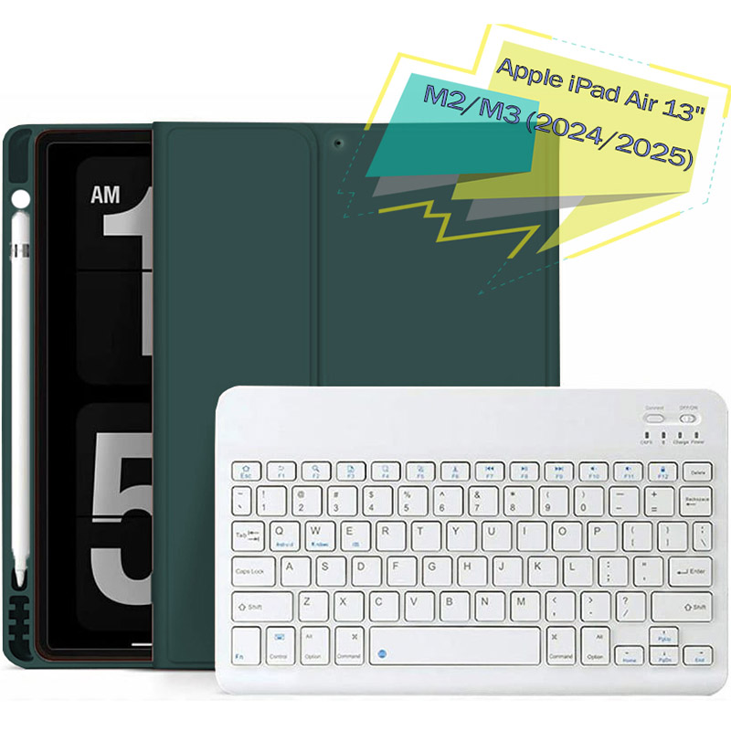 Чехол BECOVER для Apple iPad Air 13" M2/M3 (2024/2025) Dark Green (711455) Совместимость по бренду Apple