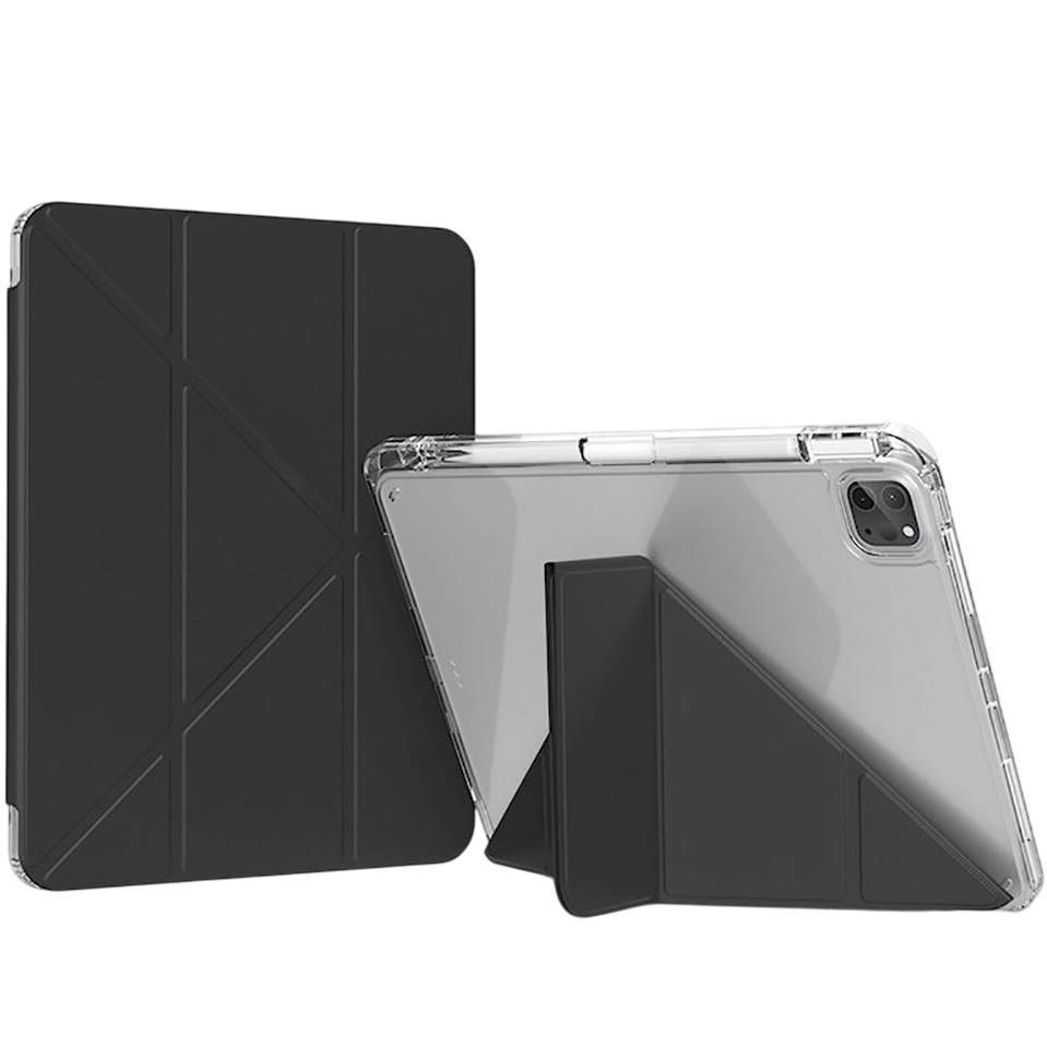 Чохол BECOVER Ultra Slim Origami Transparent для Apple iPad Pro 11" M4 2024 Black (711689)
