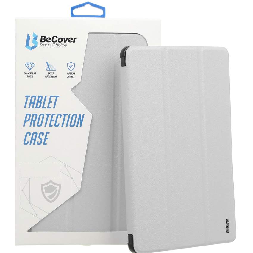 Чохол BECOVER Ultra Slim Origami Transparent для Apple iPad Pro 11" M4 2024 Gray (711690) Матеріал штучна шкіра
