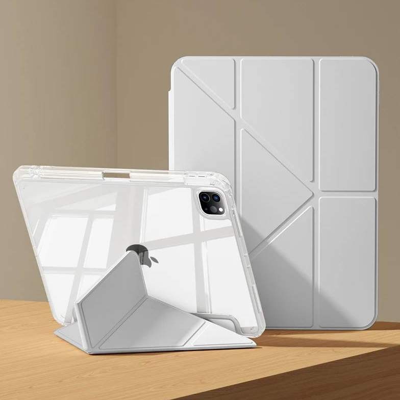 Чохол BECOVER Ultra Slim Origami Transparent для Apple iPad Pro 11" M4 2024 Gray (711690) Сумісність за моделлю Apple iPad Pro 11" (2024)