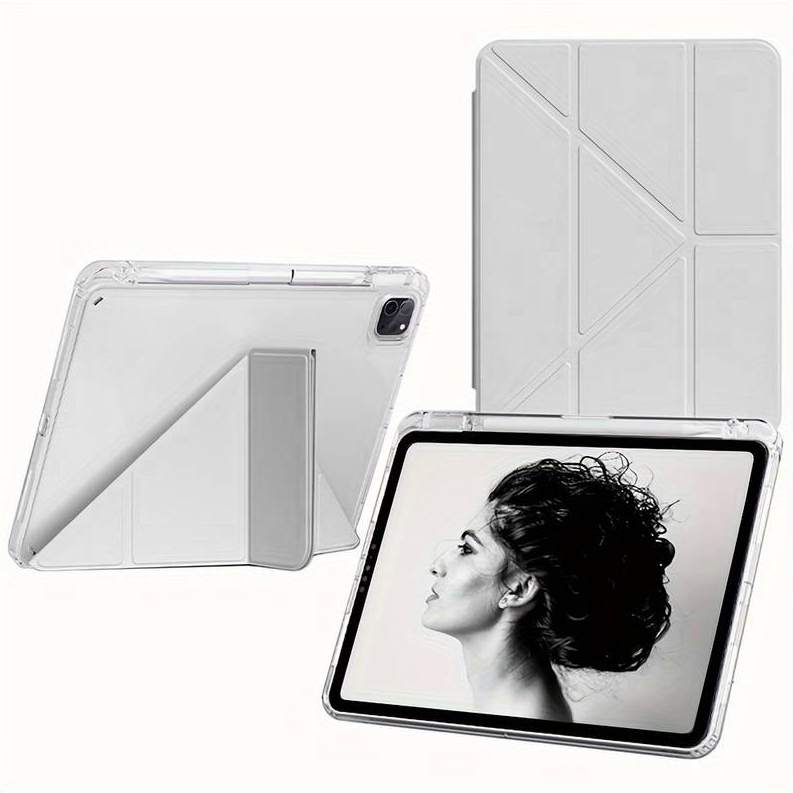 Чохол BECOVER Ultra Slim Origami Transparent для Apple iPad Pro 11" M4 2024 Gray (711690) Сумісність за брендом Apple