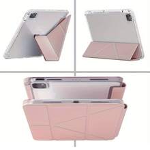 Чохол BECOVER Ultra Slim Origami Transparent для Apple iPad Pro 11" M4 2024 Pink (711691)