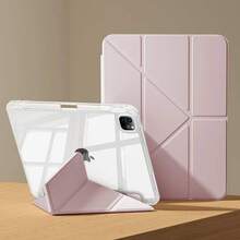 Чохол BECOVER Ultra Slim Origami Transparent для Apple iPad Pro 11" M4 2024 Pink (711691)