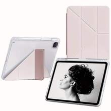 Чохол BECOVER Ultra Slim Origami Transparent для Apple iPad Pro 11" M4 2024 Pink (711691)