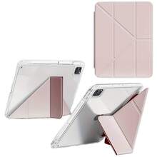 Чохол BECOVER Ultra Slim Origami Transparent для Apple iPad Pro 11" M4 2024 Pink (711691)