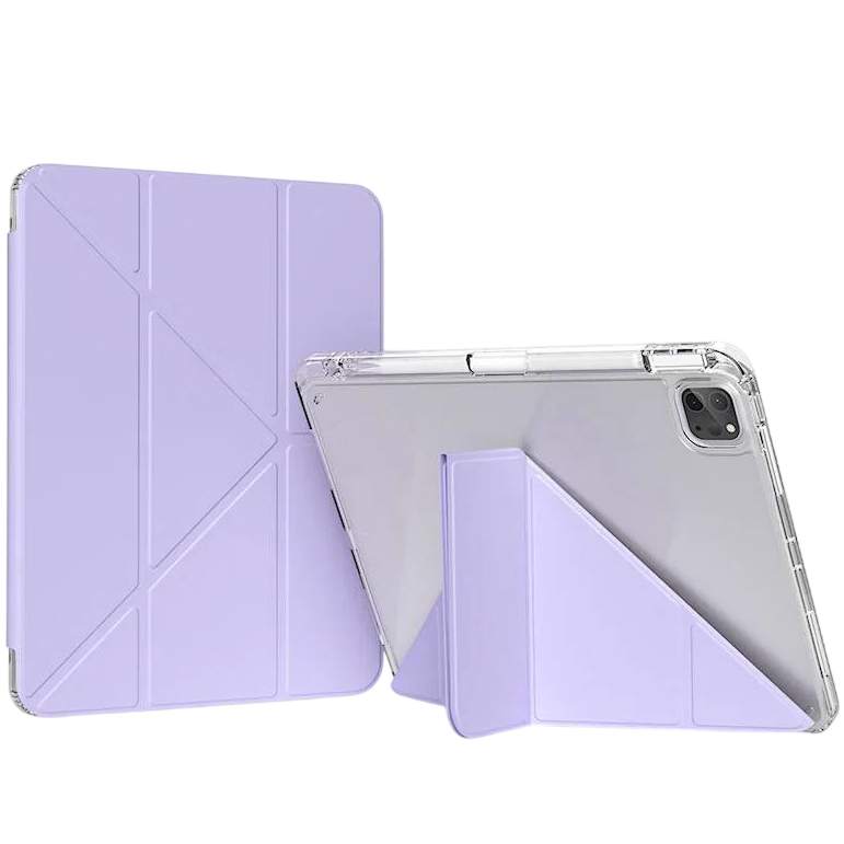 Чохол BECOVER Ultra Slim Origami Transparent для Apple iPad Pro 11" M4 2024 Purple (711692)
