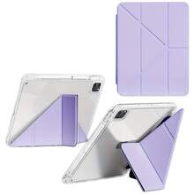 Чохол BECOVER Ultra Slim Origami Transparent для Apple iPad Pro 11" M4 2024 Purple (711692)