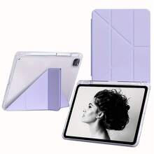 Чохол BECOVER Ultra Slim Origami Transparent для Apple iPad Pro 11" M4 2024 Purple (711692)