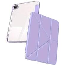 Чохол BECOVER Ultra Slim Origami Transparent для Apple iPad Pro 11" M4 2024 Purple (711692)
