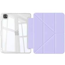 Чохол BECOVER Ultra Slim Origami Transparent для Apple iPad Pro 11" M4 2024 Purple (711692)