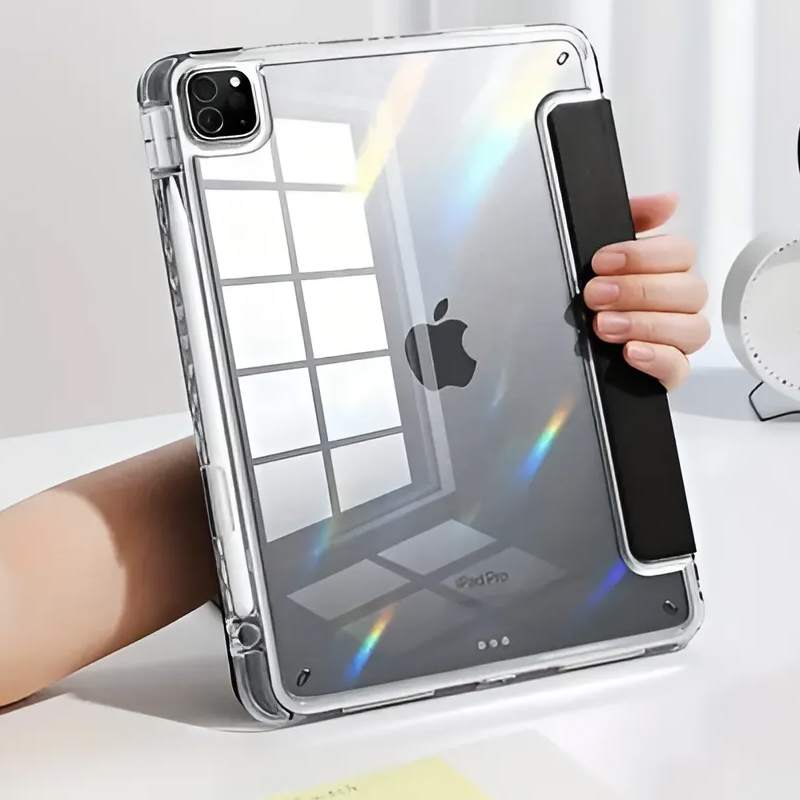Чохол BECOVER Ultra Slim Origami Transparent для Apple iPad Pro 13" M4 2024 Black (711693) Матеріал поліуретан