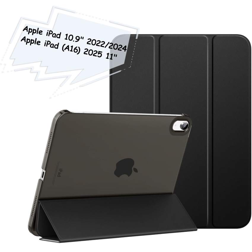 Чохол BECOVER Tri Fold Hard для Apple iPad 10.9" (2022/2024)/iPad (А16) 2025 11" Black (712983)