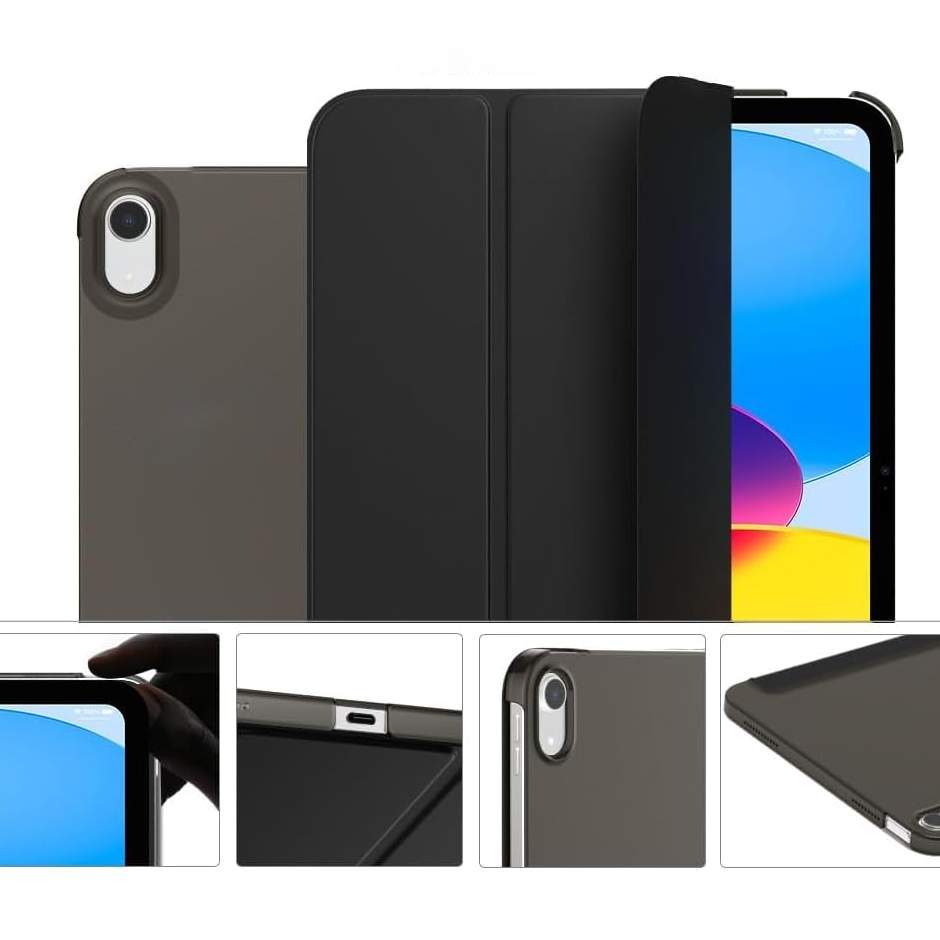 Чохол BECOVER Tri Fold Hard для Apple iPad 10.9" (2022/2024)/iPad (А16) 2025 11" Black (712983) Сумісність за моделлю Apple iPad 11" (2025)