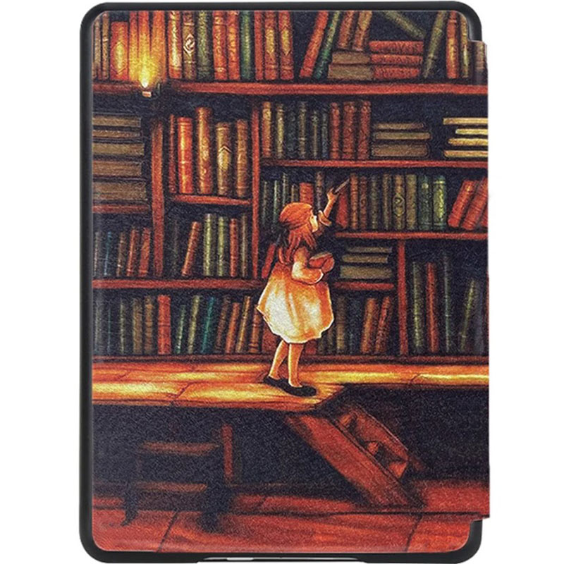 Чохол BECOVER Smart Case для Kindle Paperwhite 12 Gen/Kindle Colorsoft (2024) Library Girl (712856) Особливості блокування / пробудження