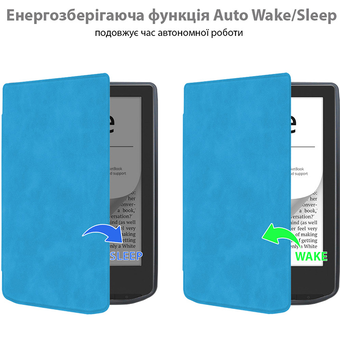 Фото Чохол BECOVER Smart Case для PocketBook 629 Verse/634 Verse Pro 6" Light Blue (710973)