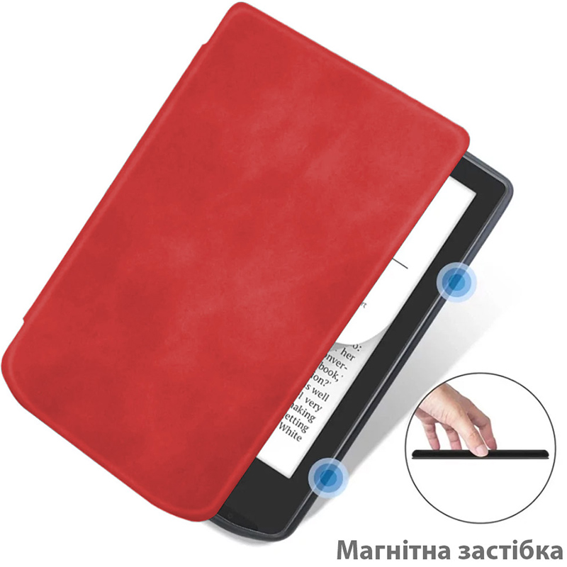 Чохол BECOVER Smart Case для PocketBook 629 Verse/634 Verse Pro 6" Red (710979) Матеріал штучна шкіра
