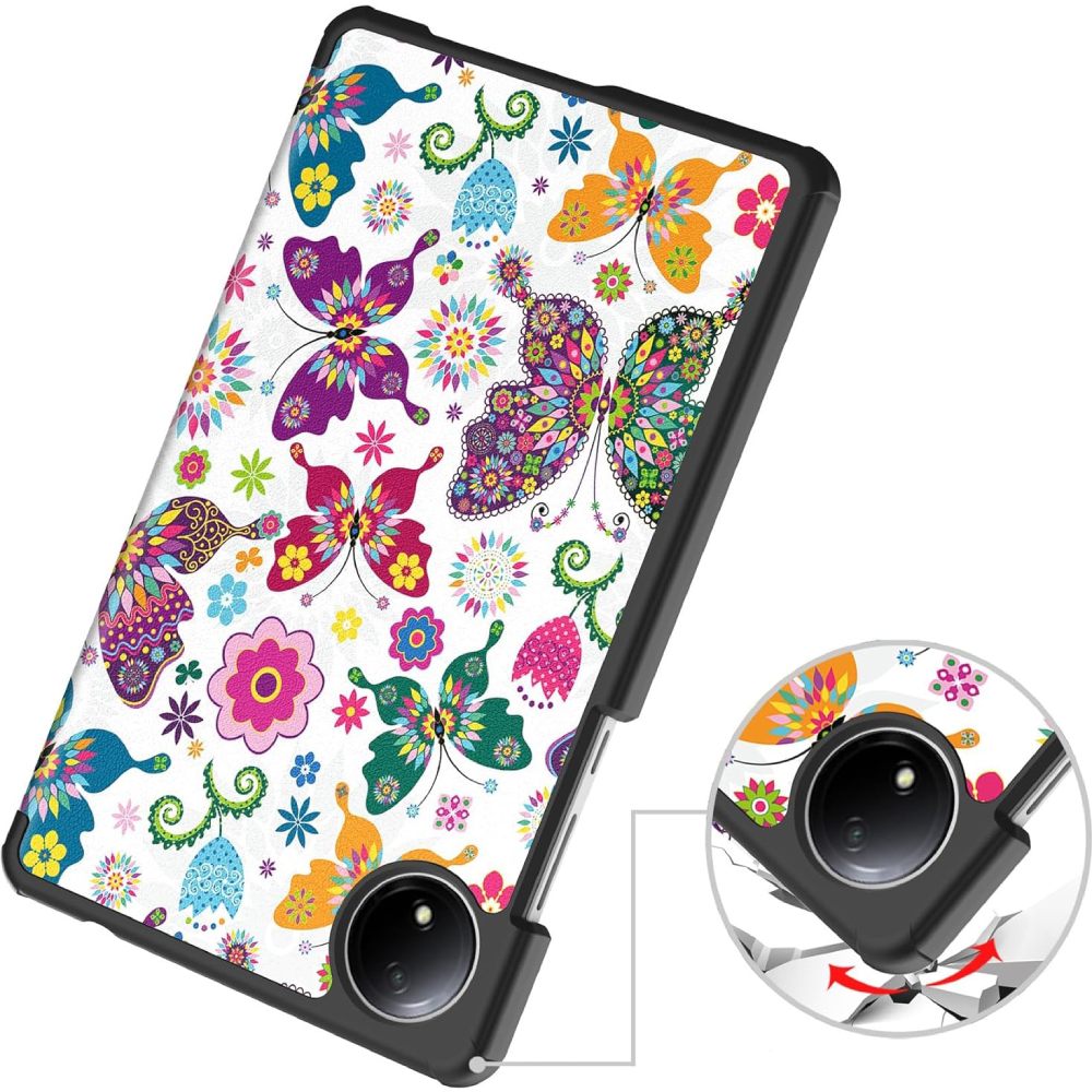 Чохол BECOVER для Xiaomi Redmi Pad SE 8.7" Butterfly (711910) Матеріал штучна шкіра
