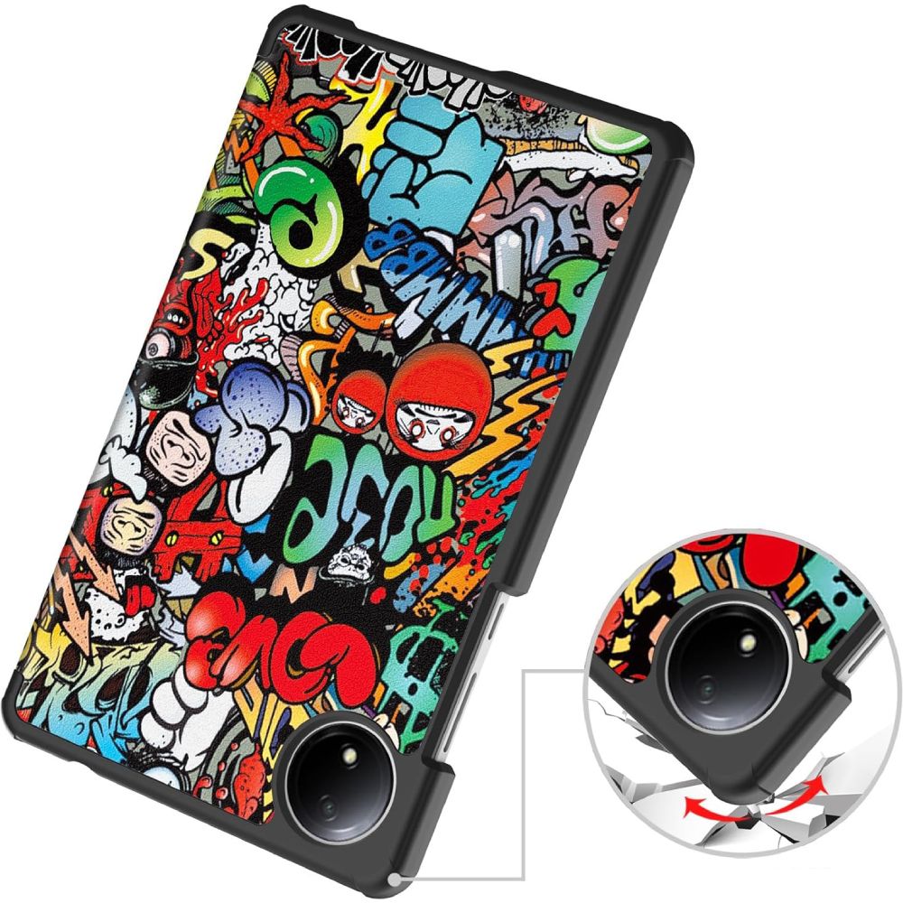 Чехол BECOVER для Xiaomi Redmi Pad SE 8.7" Graffiti (711913) Материал полиуретан