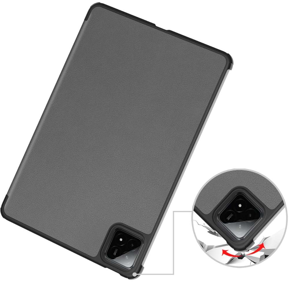 Чехол BECOVER Smart Case для Xiaomi Pad 7/7 Pro 11.2" Gray (712805) Материал искусственная кожа