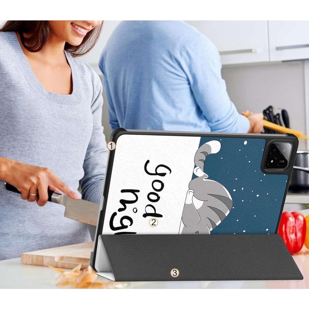 Внешний вид Чехол BECOVER Smart Case для Xiaomi Pad 7/7 Pro 11.2" Good Night (712806)
