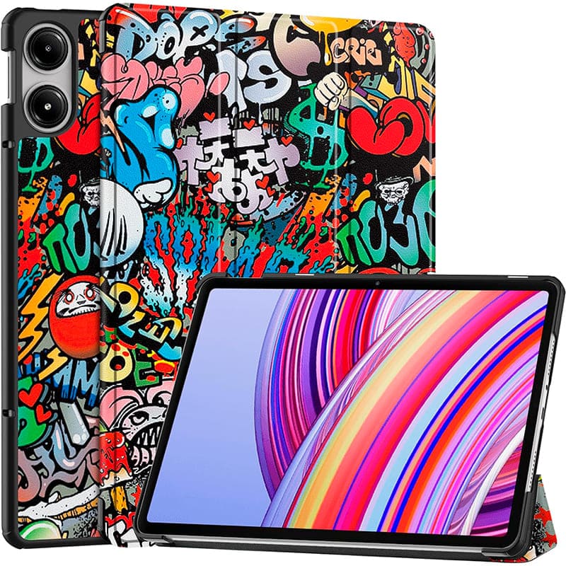 Чехол BECOVER Smart Case для Xiaomi Poco Pad 12.1" Graffiti (711569) Совместимость по бренду Poco