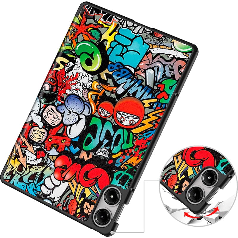 Чехол BECOVER Smart Case для Xiaomi Poco Pad 12.1" Graffiti (711569) Материал полиуретан