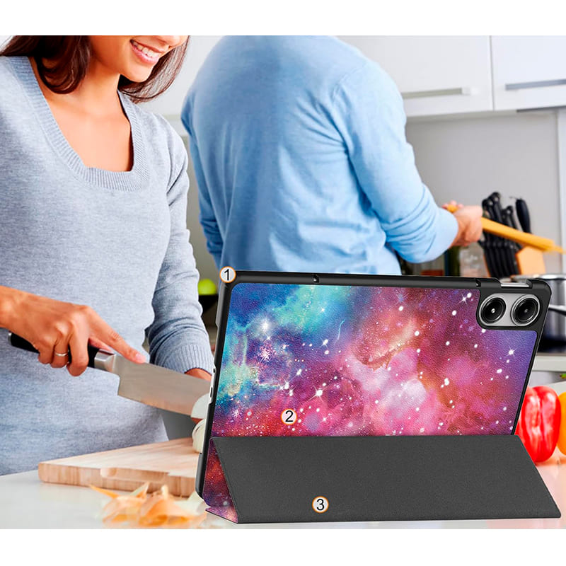 Зовнішній вигляд Чохол BECOVER Smart Case для Xiaomi Poco Pad 12.1" Space (711572)