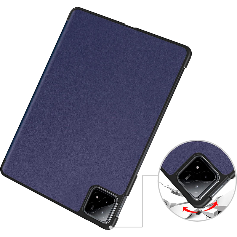 Чохол BECOVER Smart Case для Xiaomi Pad 6S Pro 12.4" Deep Blue (711084) Матеріал поліуретан